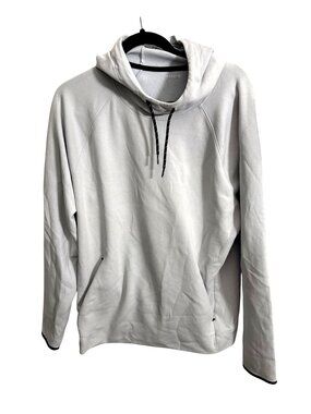 Old Navy Active XL Dynamic Fleece Hoodie 4-Way Stretch Light Gray